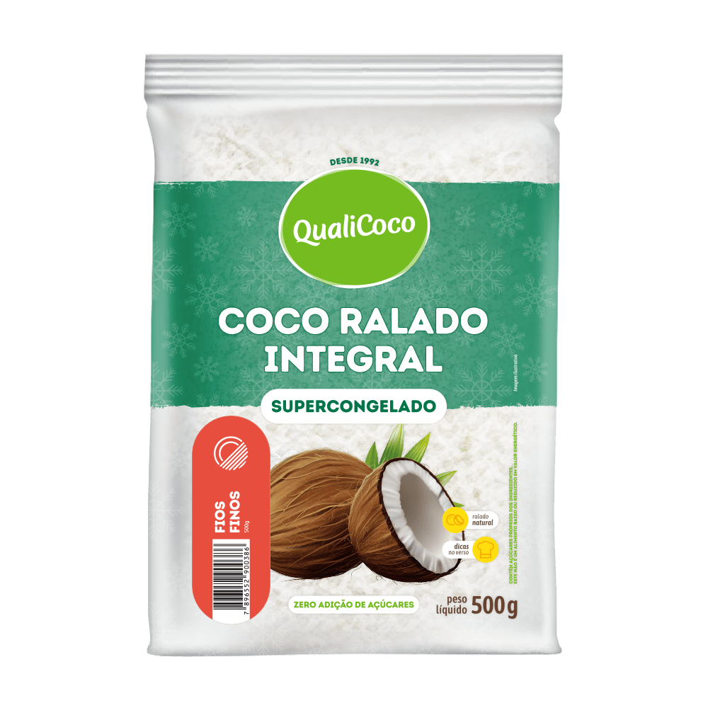 Coco Ralado Supercongelado Fios Finos