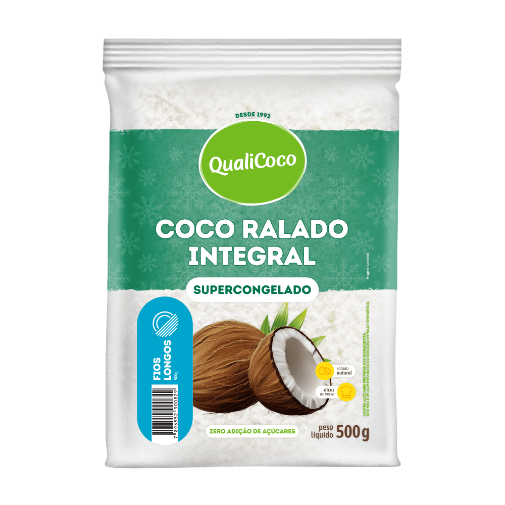 Coco Ralado Supercongelado Fios Longos