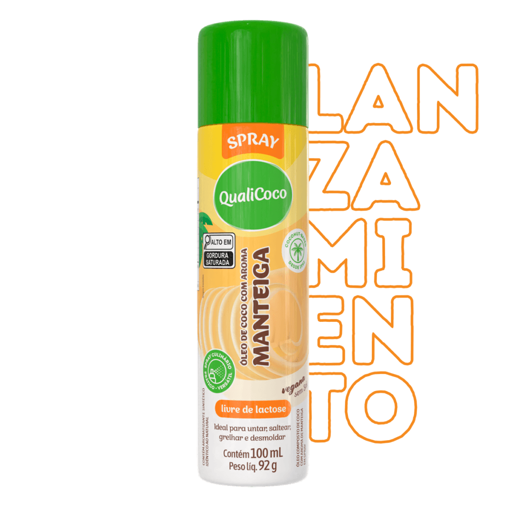 Spray de mantequilla de coco