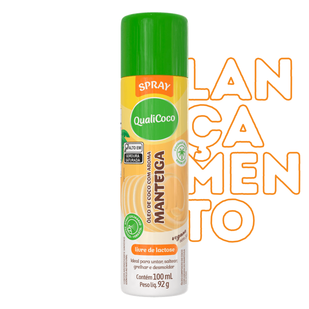 Manteiga de Coco em Spray